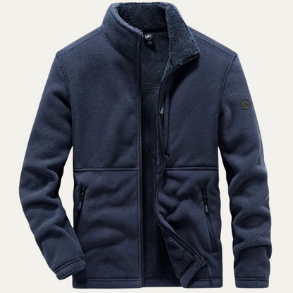 Men’s Sherpa Lined Full Zip Fleece Jacket