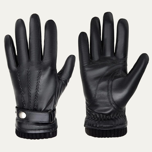 The Ashcroft Men’s Winter Fleece Lined  Leather Gloves