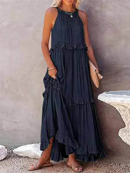 Chic Ladies' Floral Dress