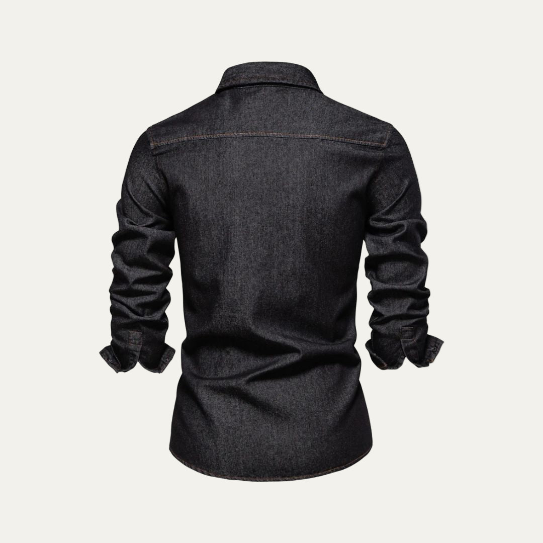 Men’s Heavy Twill Button Denim Jacket