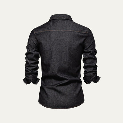 Men’s Heavy Twill Button Denim Jacket