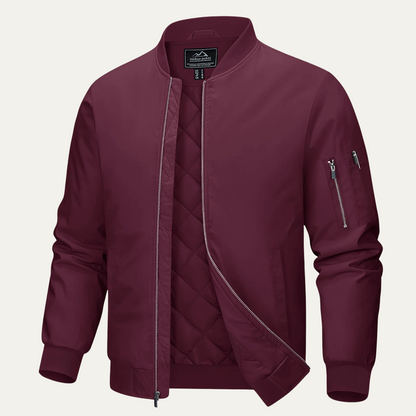 Men’s Classic Quilted Bomber Jacket