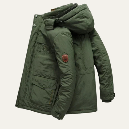 The Birmingham Men’s Fleece Lined Winter Parka Hooded Jacket