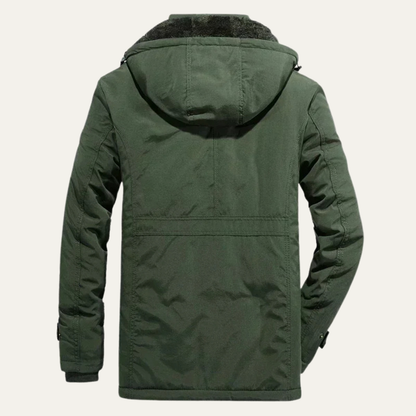 The Birmingham Men’s Fleece Lined Winter Parka Hooded Jacket