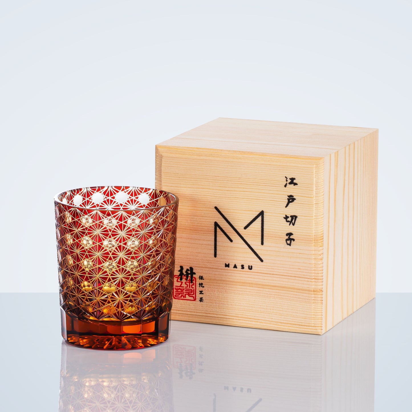 Luxury Handmade Whiskey Glasses Set with Gift Box
