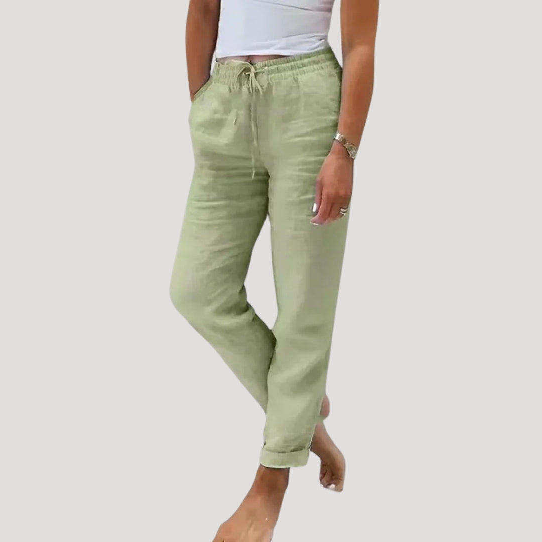 Ladies Comfortable Breathable Summer Pants - BritishElegance