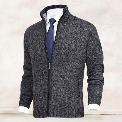 Warm Classic Fit Cardigan Sweater