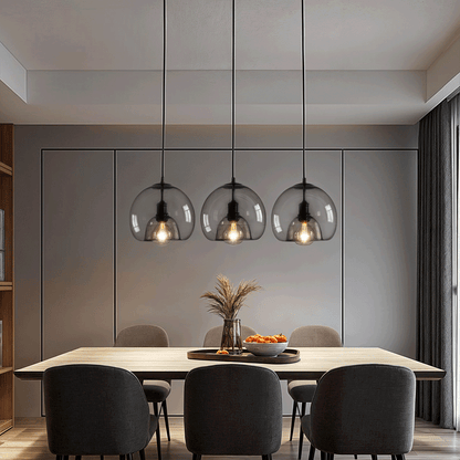 Clear Glass Drop Pendants - BritishElegance