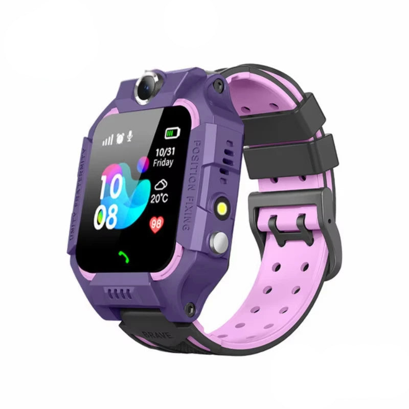 4G Kids Smartwatch with GPS Tracking, SOS Function, Waterproof Design for Ages 3-12