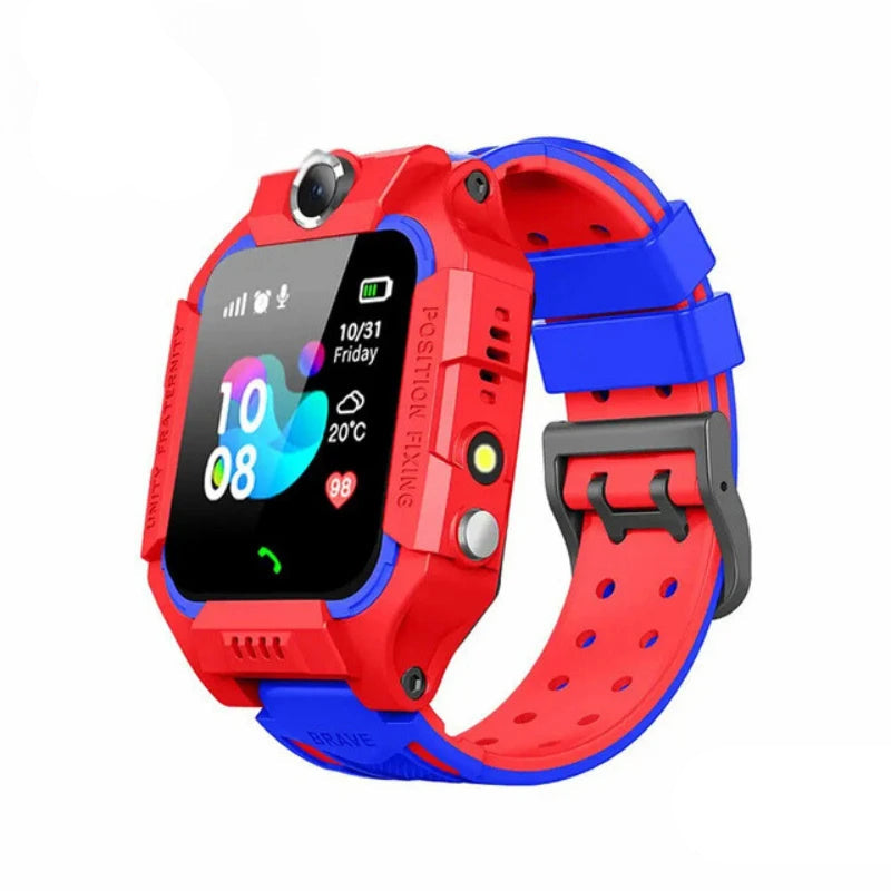 4G Kids Smartwatch with GPS Tracking, SOS Function, Waterproof Design for Ages 3-12