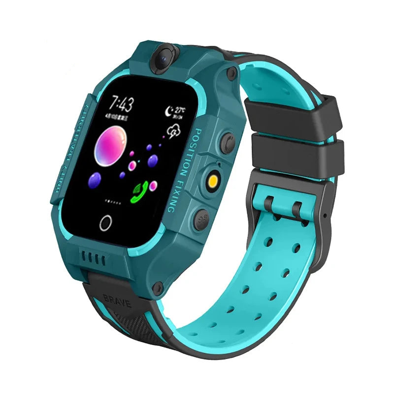 4G Kids Smartwatch with GPS Tracking, SOS Function, Waterproof Design for Ages 3-12