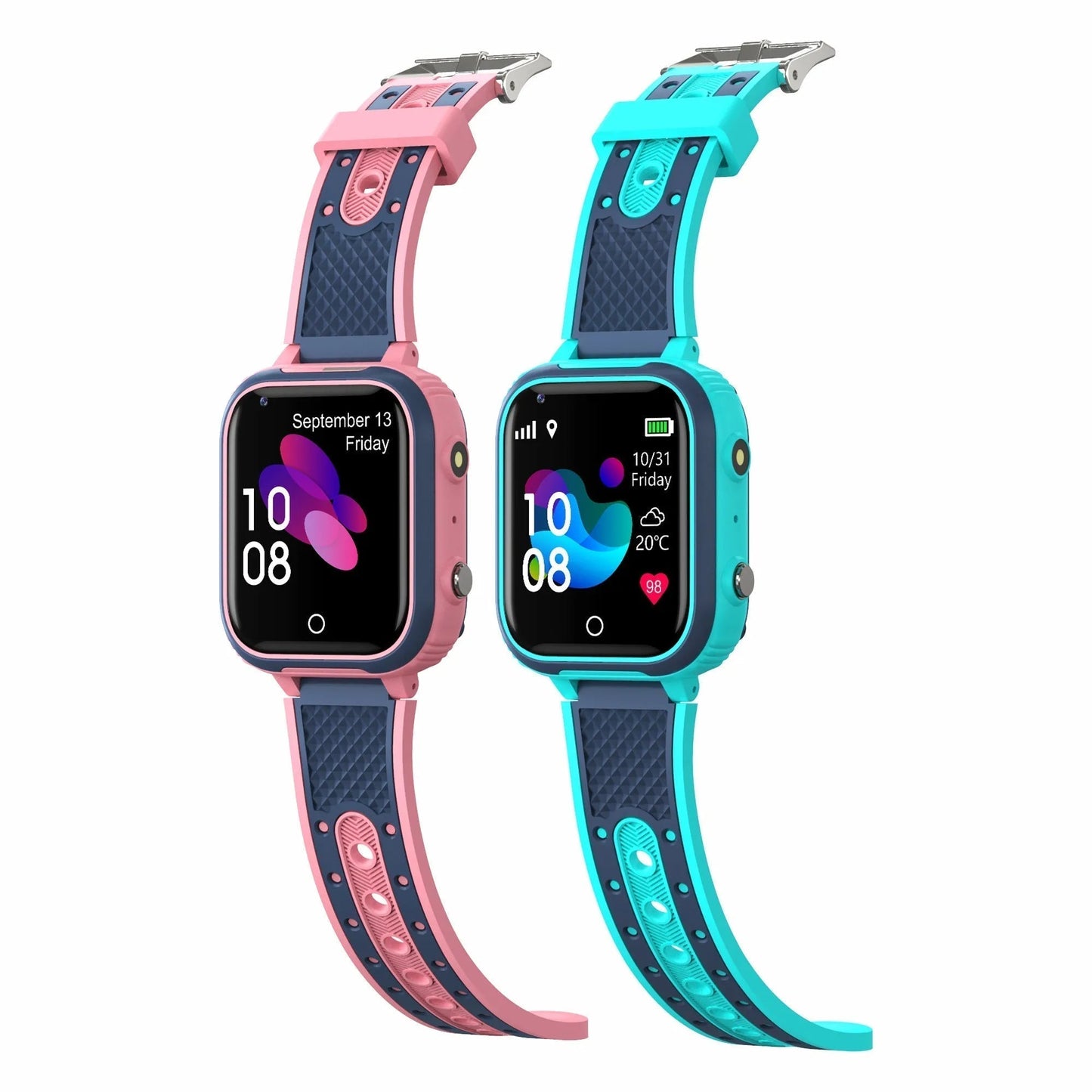 4G Kids Smartwatch with GPS Tracking, Waterproof Design, HD Camera, and SOS Function