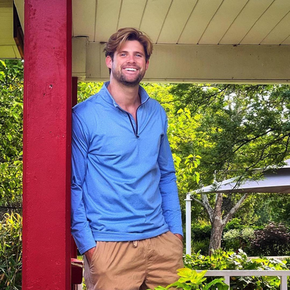 Men’s Technical Quarter Zip Stand Collar Shirt