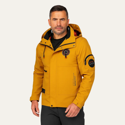 Men’s Water Resistant Hooded Urban Utility Jacket