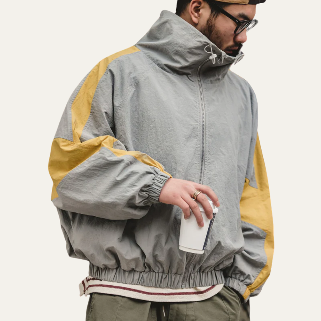 Men’s Retro Oversized Windbreaker