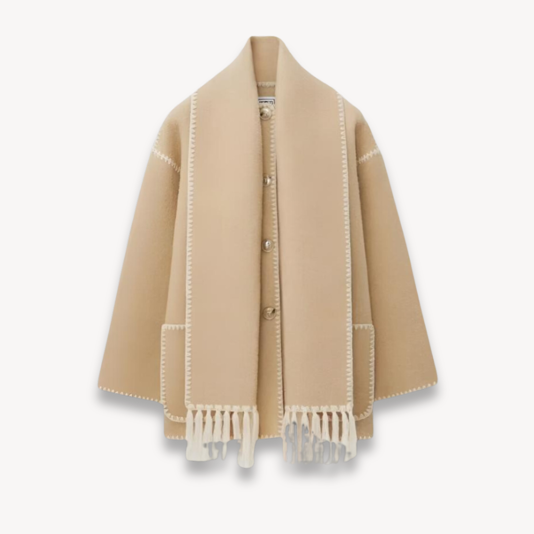 Winterjacket with Scarf for Women