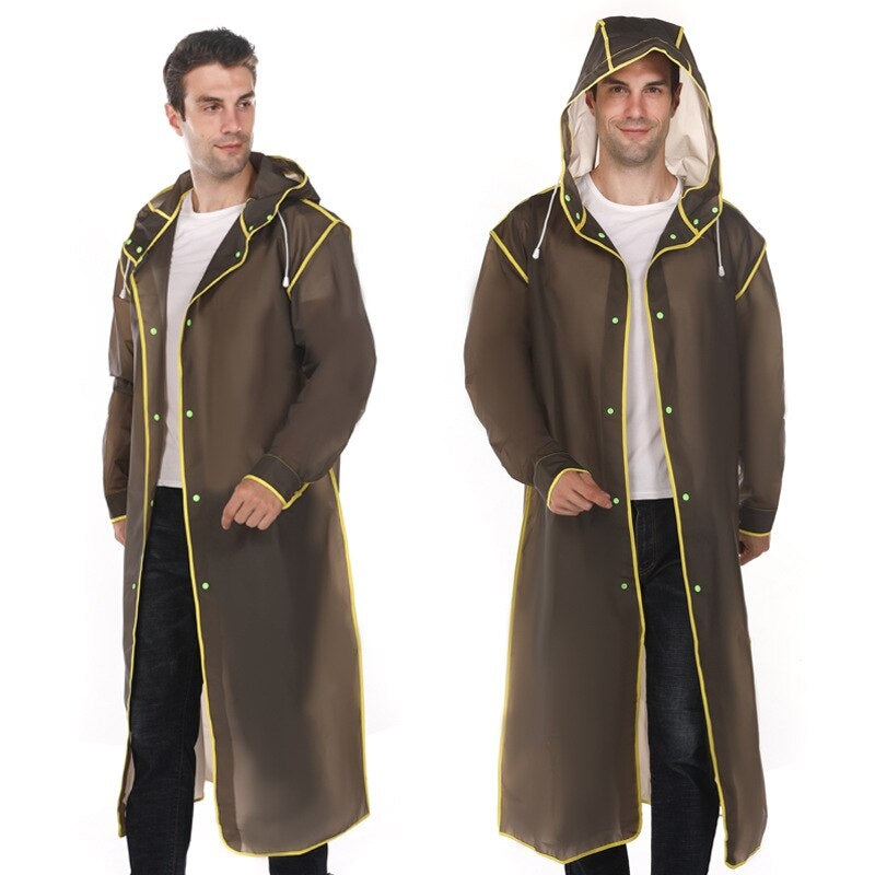 Waterproof Mens Hooded Rain Jacket For Hiking