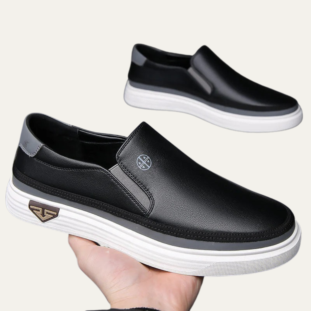 Men’s Casual Thick Sole Slip On Loafers