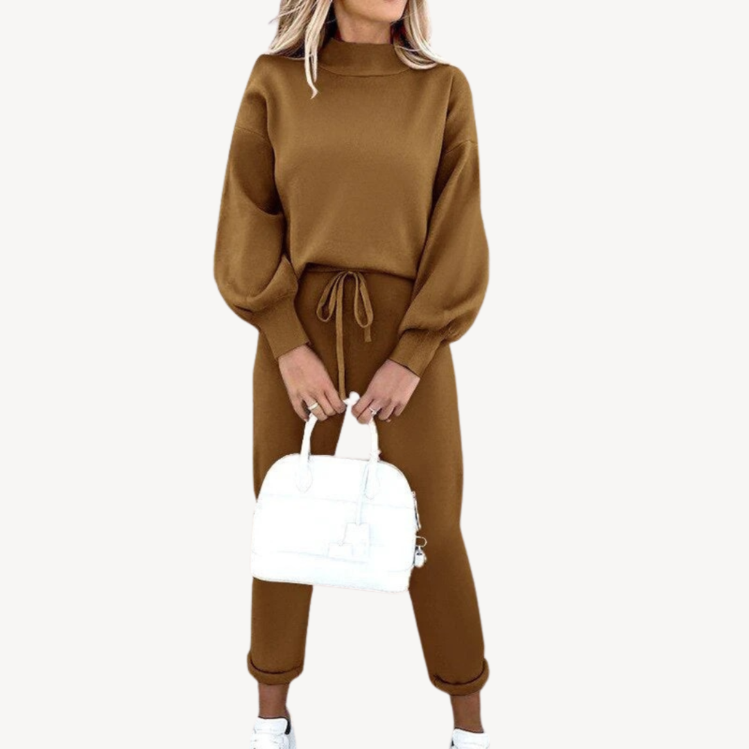 Women's Knit Sweater Loungewear Set