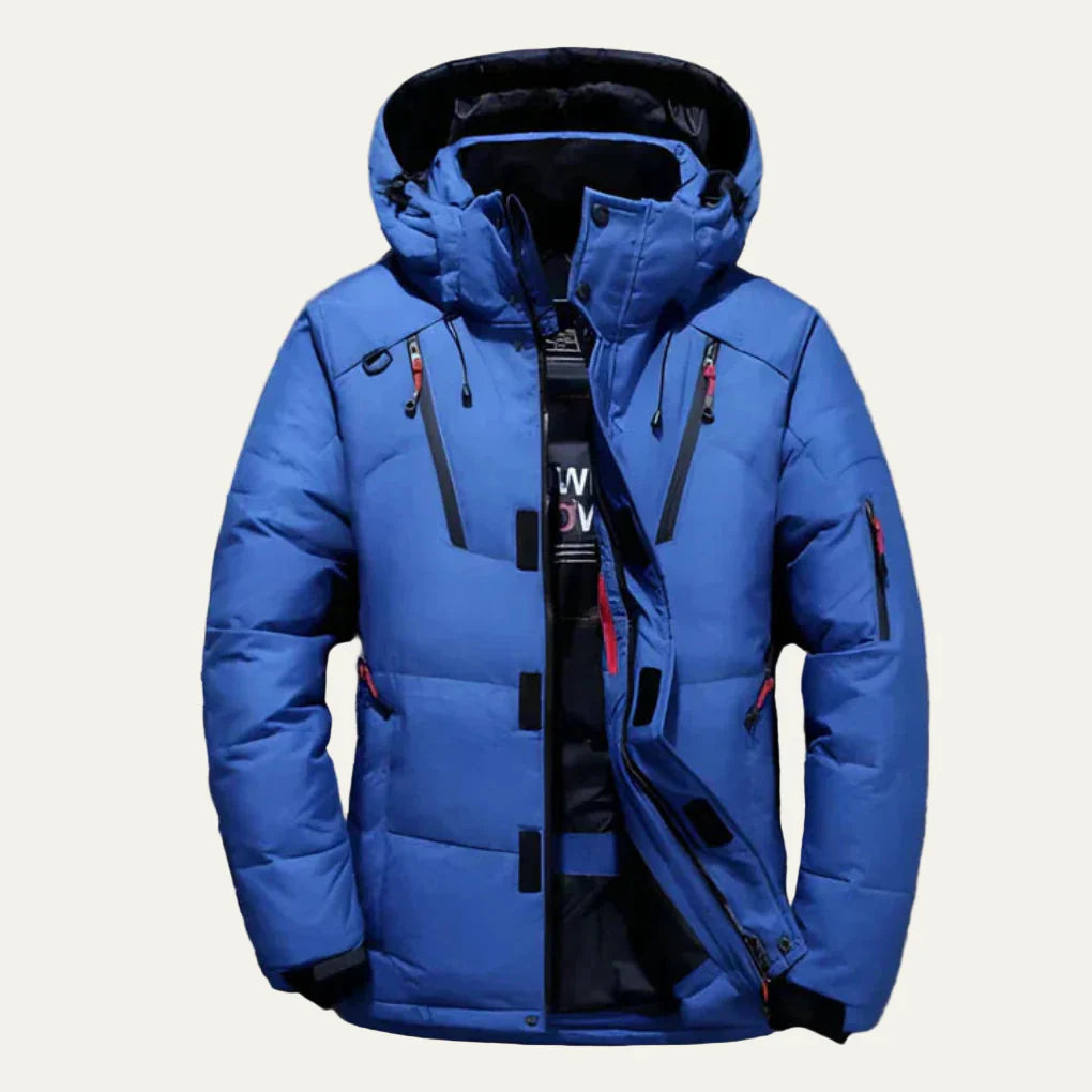 Men’s Quilted Hooded Winter Puffer Jacket