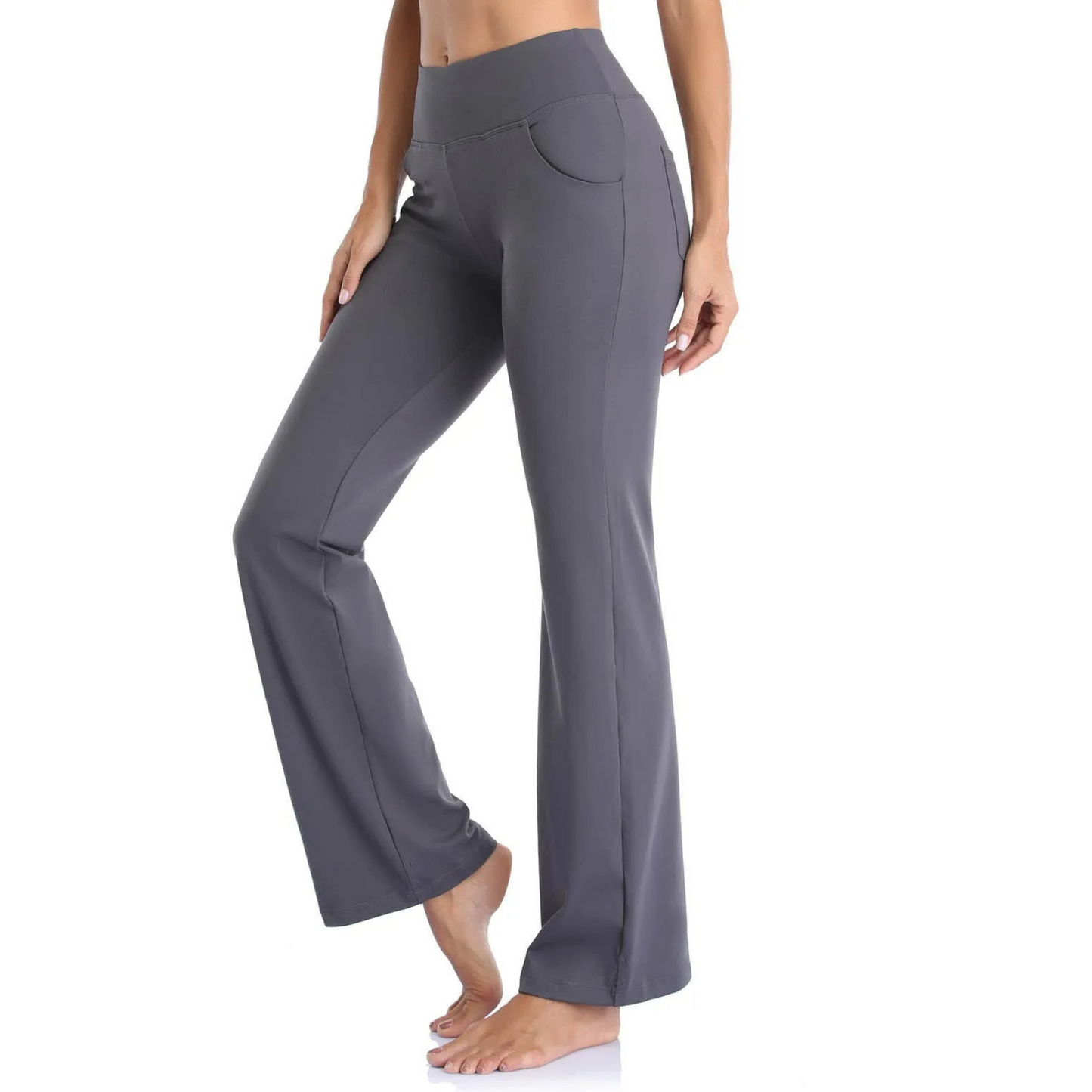 Women's Athletic Wide Leg Pants with Pockets