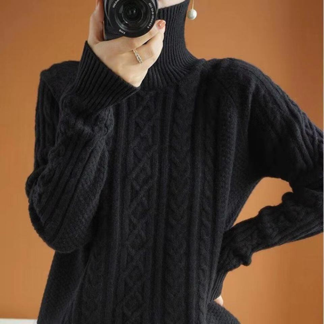 Judy | Women's Knitted Sweater | Turtleneck | Warm