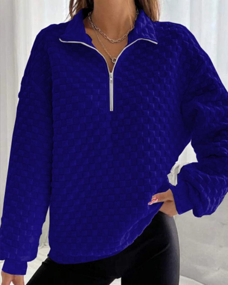 Warm Winter Zip Up Sweater
