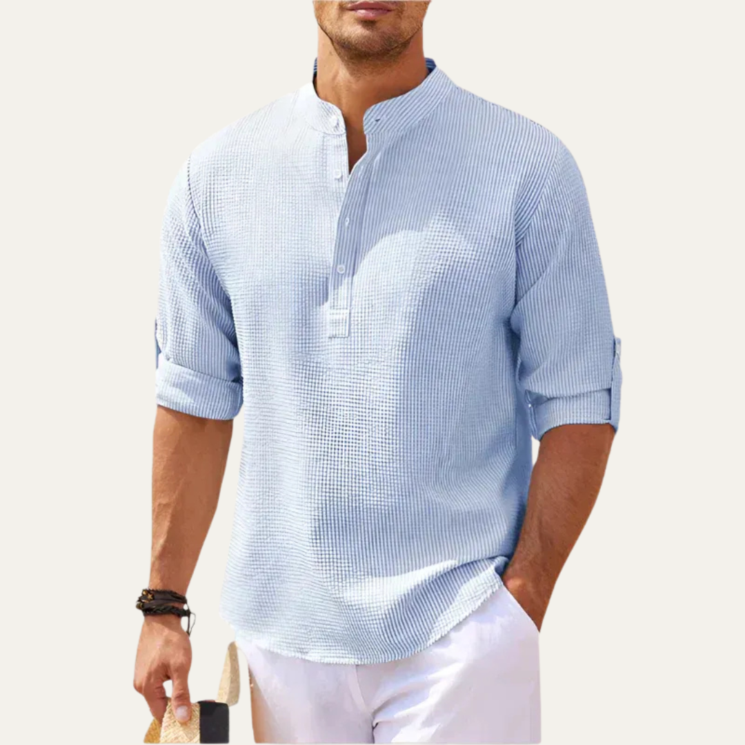 Men’s Textured Popover Shirt