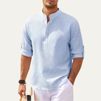 Men’s Textured Popover Shirt