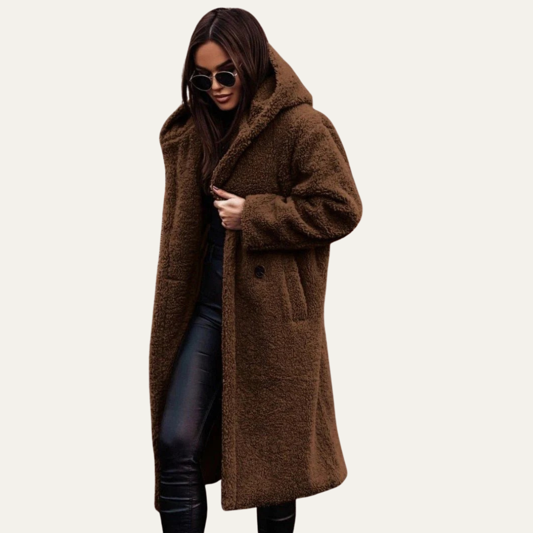 Women’s Oversized Long Teddy Coat
