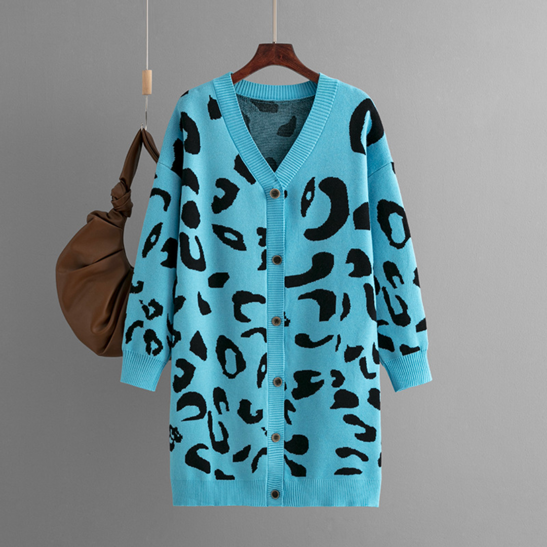 Soft Leopard Cardigan for Women