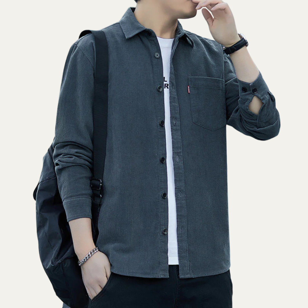 Men’s Classic Corduroy Button Down Shirt