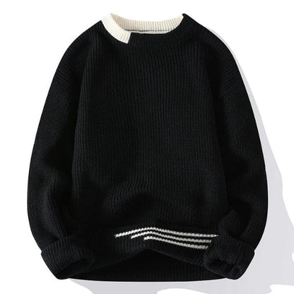 Cozy Crew Neck Winter Sweater for Men