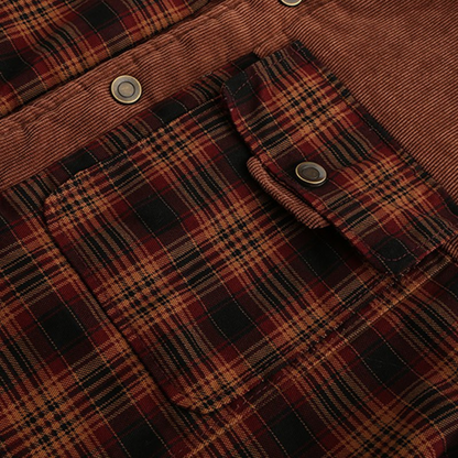 Men’s Plaid Fleece Lined Jacket