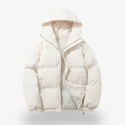 Men's Insulated Puffer Jacket with Hood