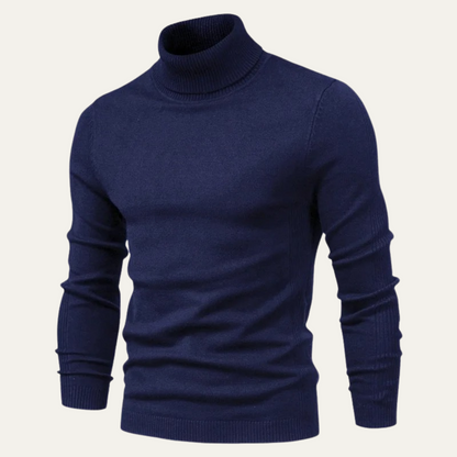 Men’s Mock Neck Light Gauge Pullover