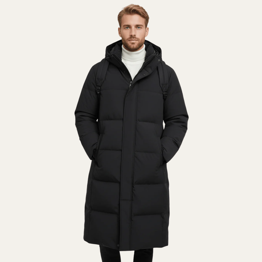 Men’s Extra-Long Quilted Puffer Parka