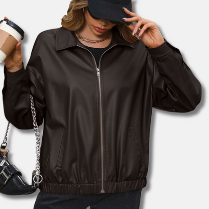 Bianca Bomber Jacket | Relaxed Fit Cropped Jacket
