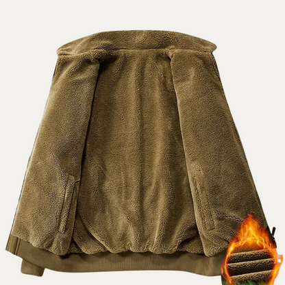 The Cardiff Men's Fleece Lined Reversible Bomber Jacket