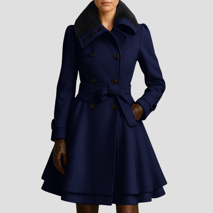 Warm Faux Fur Parka Coat