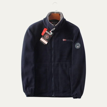 Men’s Casual Fleece Zip-Up Jacket