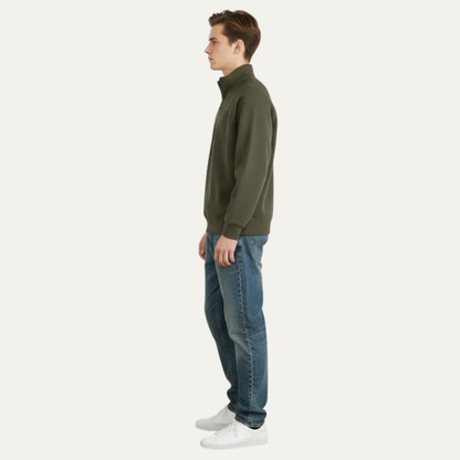 Men’s Soft Fleece Quarter Zip Sweater