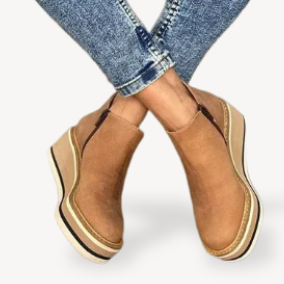 Women's Orthopedic Ankle Wedge Boots