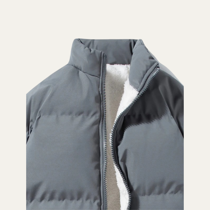 Men’s Cozy Plush Lined Puffer Jacket