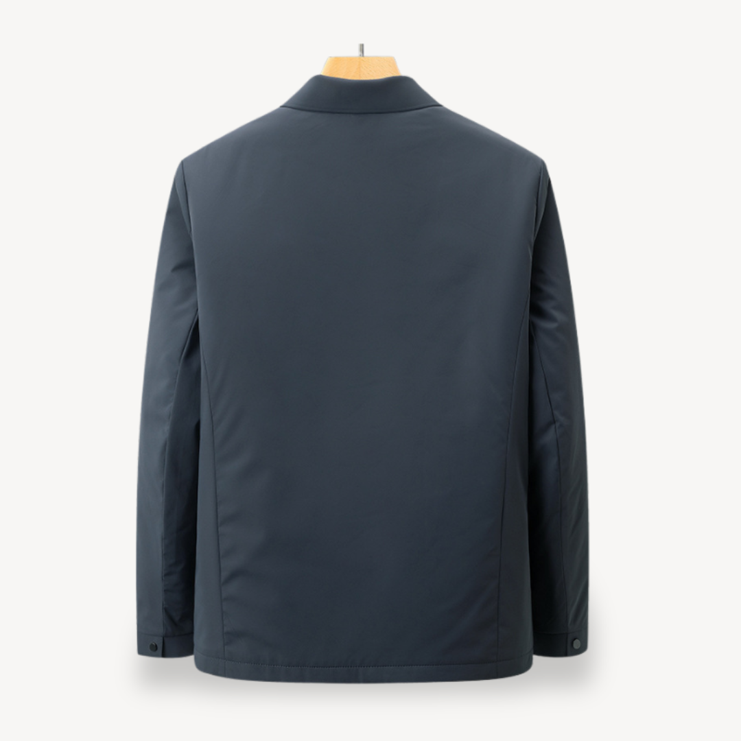 Quilted Lined Winter Puffer Jacket Men