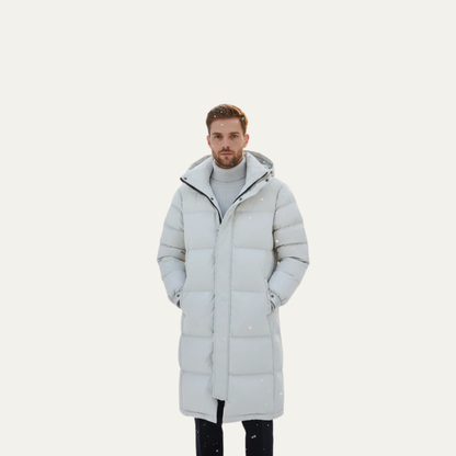 Men’s Insulated Long Quilted Puffer Coat