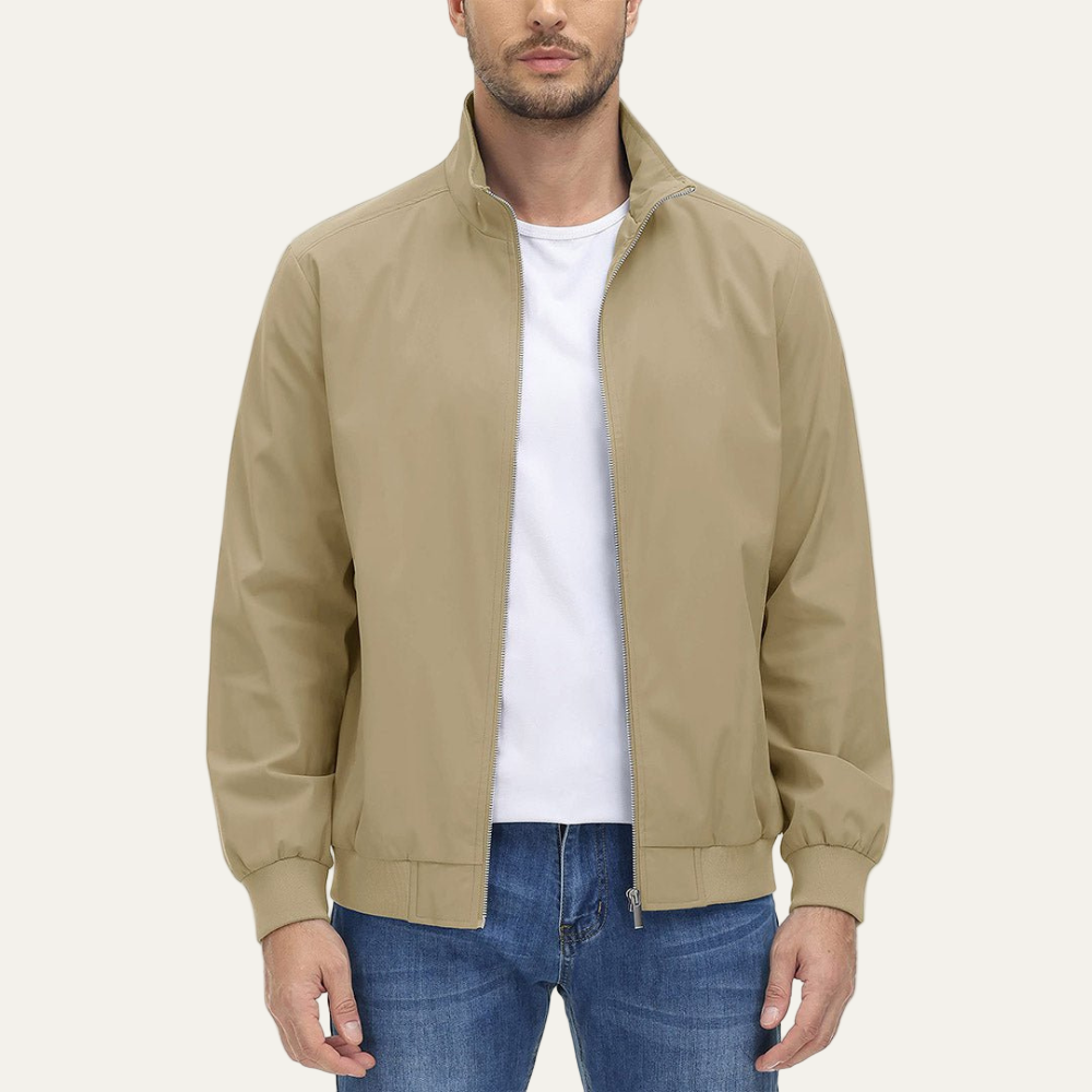 Men’s Relaxed Minimalist Harrington Jacket