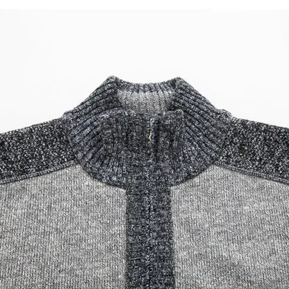 The Cirencester Men’s Thick Fleece Lined Zip Warm Knit Jacket