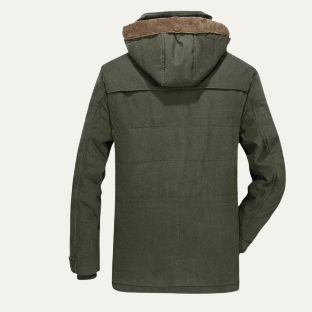 Men’s Heavy Fur Lined Winter Parka