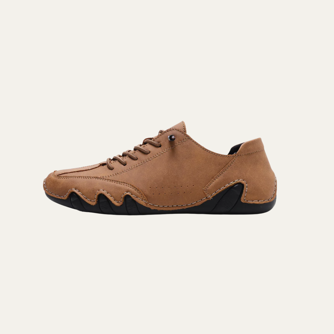Men’s Suede Driving Loafers with Flexible Heel Grip
